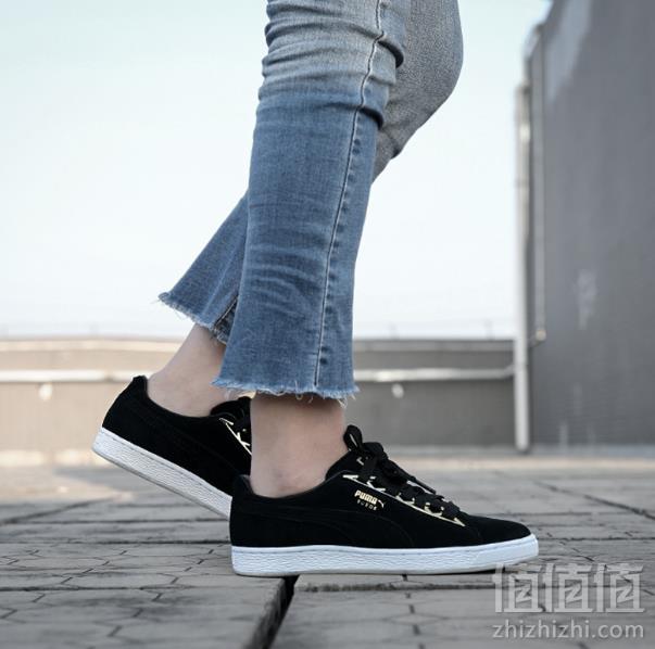 35.5/38码，PUMA 彪马 Suede Jewel Metalic 板鞋 366725-01新低239元包邮