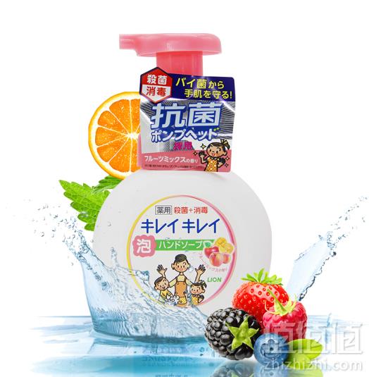 LION 狮王 宝宝泡沫洗手液 250ml 水果香 *7件 96.5元13.79元/件（双重优惠）