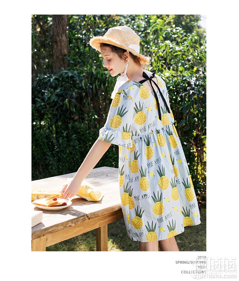 商场同款，芬腾 2019夏季新款纯棉梭织短裙家居服 2色89元包邮（需领券）