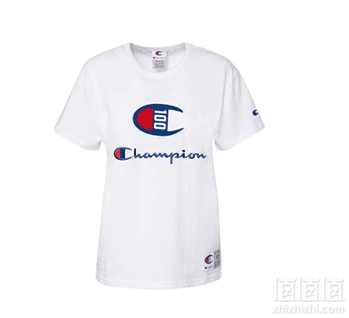5色码全，100周年纪念款 Champion 冠军 W4332-550154 女士短袖T恤 Prime会员免费直邮90.81元包邮