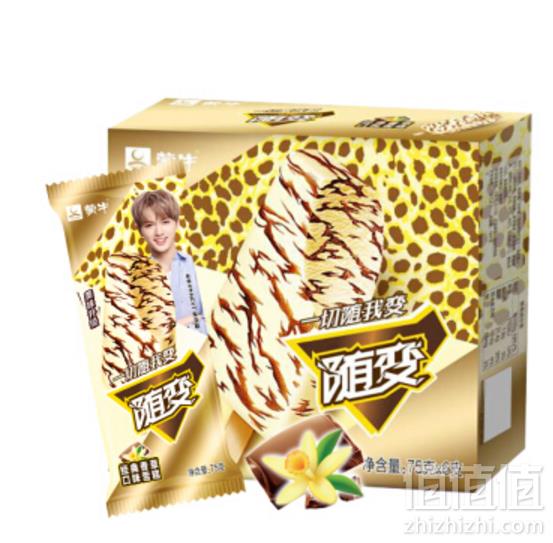 限地区，蒙牛 随变 经典香草口味雪糕冰淇淋 （ 75g*6支） *12件92.8元包邮（7.2元/件）
