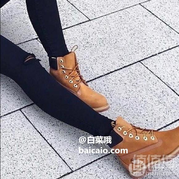 限38码，Timberland 添柏岚 Waterville 女士6英寸真皮防水高帮靴 Prime会员免费直邮含税到手469.46元