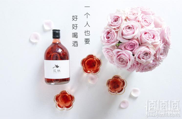 西塘茗酒坊 花枝系列 12°玫瑰酒 500ml29元包邮（需领券）