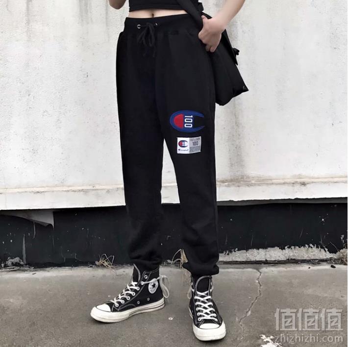 多色码全，Champion 冠军牌 19新款 100周年纪念款 女士针织休闲长裤 M4339154.97元包邮（天猫550元）