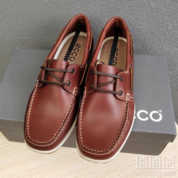 国内￥1999，ECCO 爱步 Reciprico 莫克系列 男士牛皮休闲船鞋 660414 两色新低459元包邮