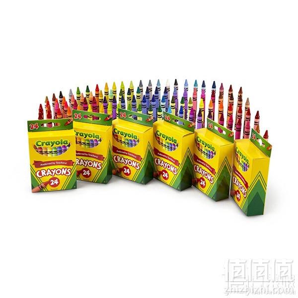 Crayola 绘儿乐 可水洗蜡笔 24支*6盒 Prime会员凑单免费直邮含税到手94.87元