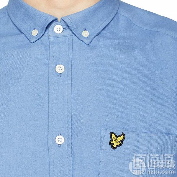 限XL码，Lyle & Scott 苏格兰金鹰 LW1005V 男士纯棉水洗牛津衬衫 Prime会员凑单免费直邮含税到手180元