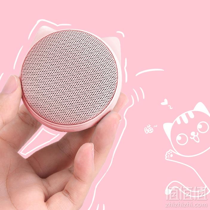 itop T1 迷你萌猫造型蓝牙音箱 3色39元包邮（需领券）