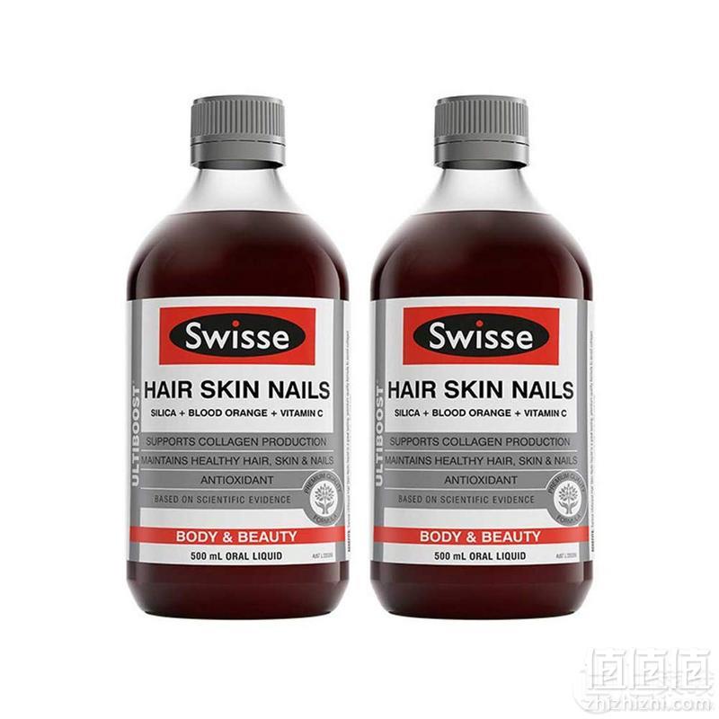 澳洲进口，Swisse 胶原蛋白口服液 天然血橙精华500ml*2瓶141.54元包邮包税