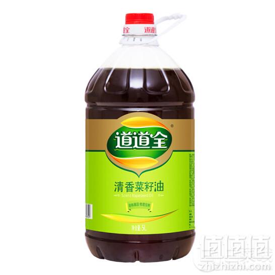 道道全 非转基因压榨清香菜籽油 5L40.8元