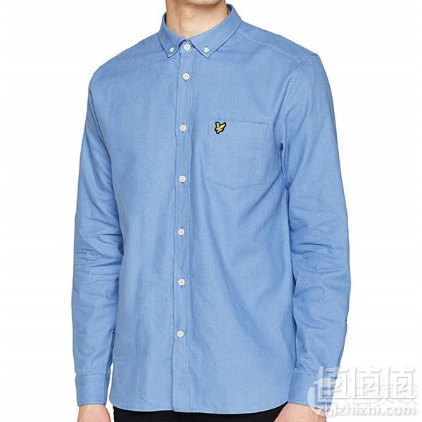 限XL码，Lyle & Scott 苏格兰金鹰 LW1005V 男士纯棉水洗牛津衬衫 Prime会员凑单免费直邮含税到手180元
