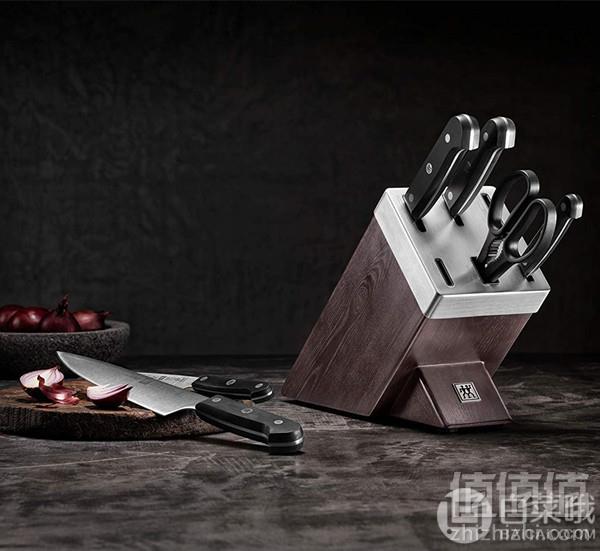 德国产，Zwilling 双立人 Gourmet系列 自研磨厨房刀具7件套36133-000-0 Prime会员免费直邮含税到手1035元