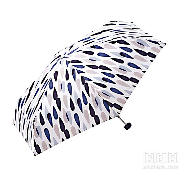 w.p.c 水滴系列 53cm 轻量五折晴雨伞 554-127 Prime会员凑单免费直邮含税到手104.62元