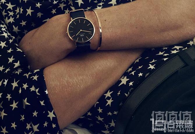 <span>白菜！还有3块</span>Daniel Wellington 丹尼尔·惠灵顿 Classic Black全黑男士时尚腕表 DW00100127新低323元包邮包税（Prime会员再9.5折）