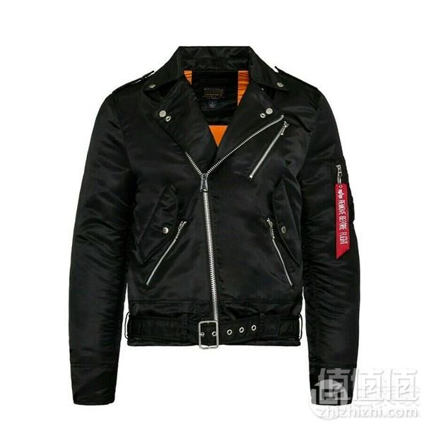 码全，Alpha Industries 阿尔法 Outlaw Biker 女士经典机车夹克WJO47504C1399元包邮包税