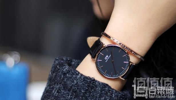 镇店之宝，Daniel Wellington 丹尼尔·惠灵顿 Classic Black全黑男士时尚腕表 DW00100124-129新低￥599包邮包税（￥619-20）