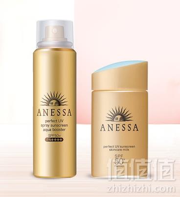 资生堂 ANESSA 安热沙 金瓶防晒霜 60ml 2018年版+金钻防晒喷雾 SPF50+ 60ml219元包邮包税
