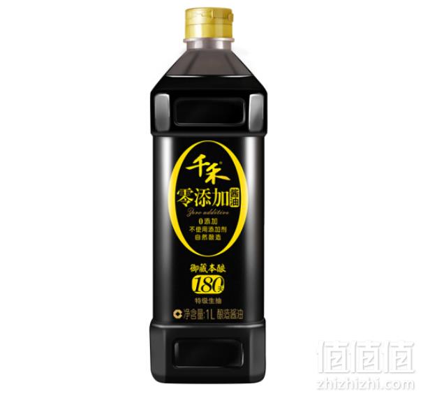 适合凑单，千禾 零添加酱油御藏本酿180天特级生抽1L12.8元