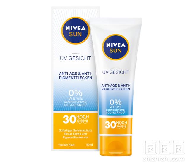 Nivea 妮维雅 antiage 抗皱保湿 SPF30 UV防晒霜 50ml Prime会员凑单免费直邮含税到手69.31元