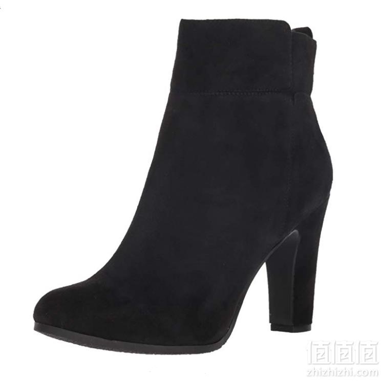 限38码，Sam Edelman 女 圆头高跟舒适短靴 Sianna G0340L1001到手186元包邮