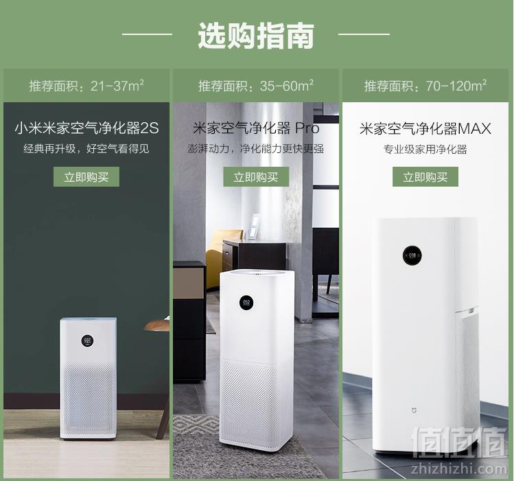 MI 小米 米家 空气净化器 MAX1797元包邮