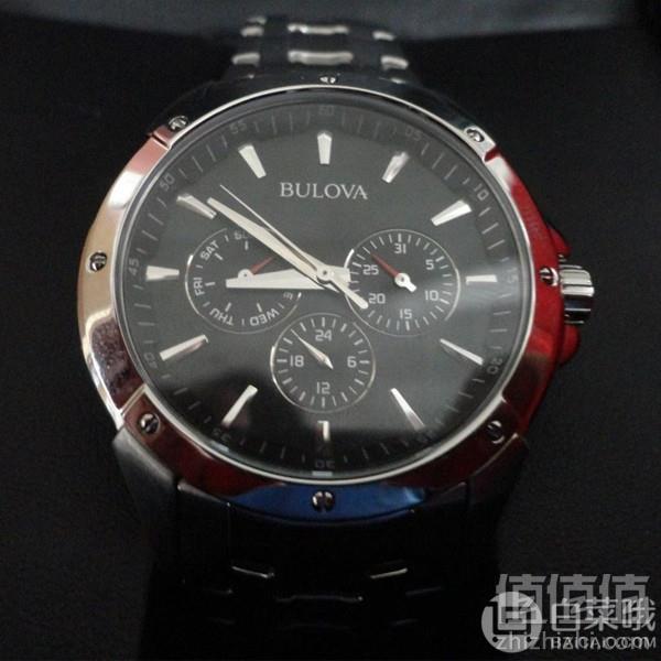 Bulova 宝路华 96C107 男士三眼计时腕表 Prime会员免费直邮含税到手811元