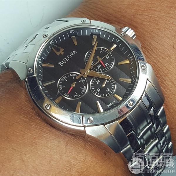 Bulova 宝路华 96C107 男士三眼计时腕表 Prime会员免费直邮含税到手811元