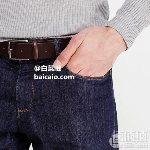 限115码，HUGO Hugo Boss 雨果·博斯 Greid 男士真皮皮带 Prime会员凑单免费直邮含税到手168元