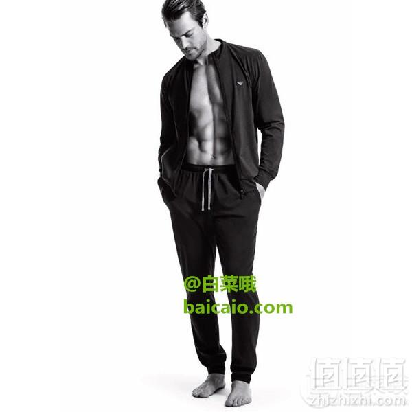 两色码全，Emporio Armani 安普里奥·阿玛尼 男士弹力棉休闲套装 Prime会员免费直邮含税到手511元