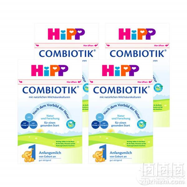 德国进口，Hipp 喜宝 有机益生菌奶粉1段 3-6个月 600克*4盒216.6元包邮包税（Prime会员9.5折）
