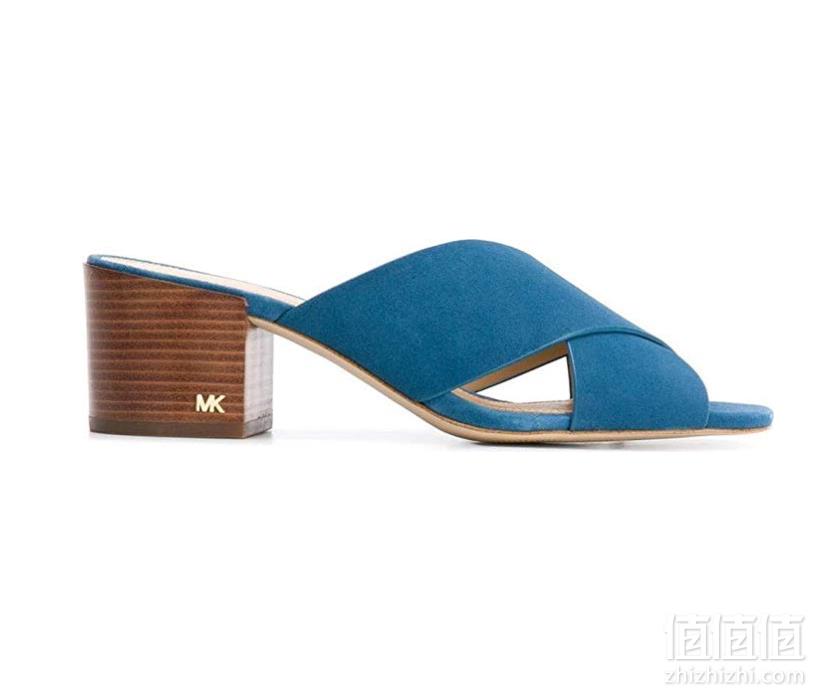 两色码全，Michael Kors 迈克高仕 女士时装粗跟凉鞋 ABBOTT SANDAL 40S9ABFA1L259元包邮包税