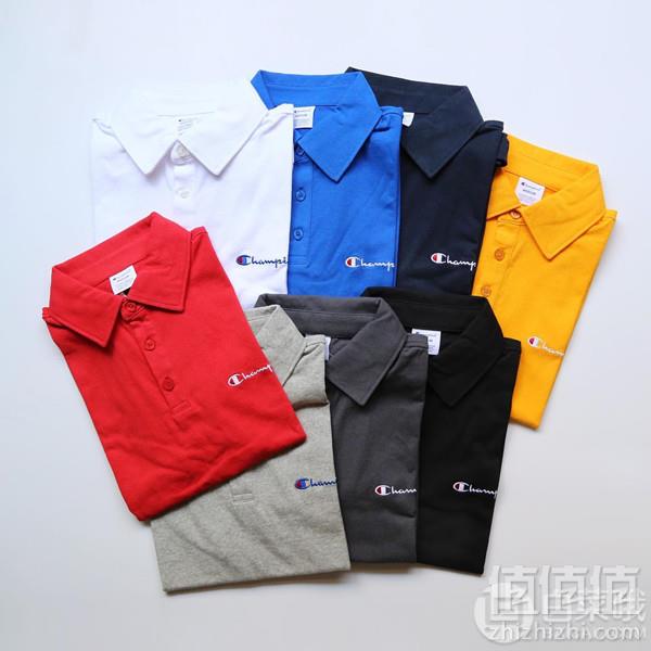 L码，Champion 冠军牌 日版 C3-P306 男士纯棉Polo衫 Prime会员免费直邮含税到手173元