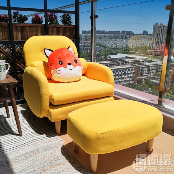 野村良品 懒人沙发躺椅+脚凳 8色可选499元包邮（需领券）