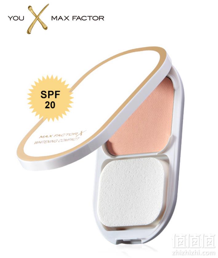 Max Factor 蜜丝佛陀 闪耀小白盒莹亮臻白粉饼99元包邮（需领券）