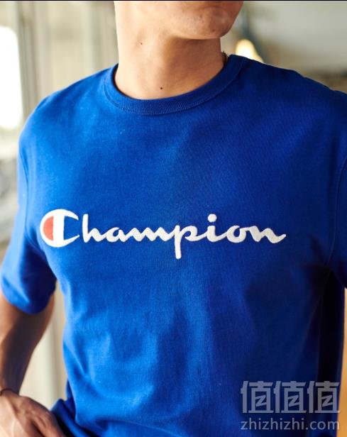 XS码，Champion 冠军牌 T1919G-549465 中性刺绣休闲T恤 3色新低55元