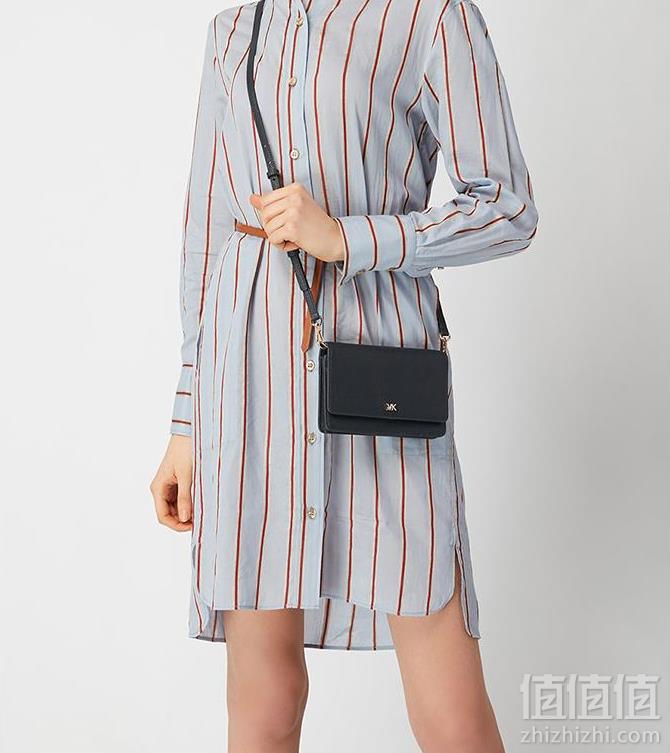MICHAEL KORS 迈克·科尔斯 Phone Crossbody MK 牛皮单肩斜挎包659元包邮包税（双重优惠）