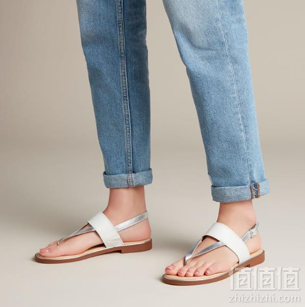19新款码全<span>白菜！<span>Clarks 其乐 Ellis Opal 女士凉鞋新低199元包邮