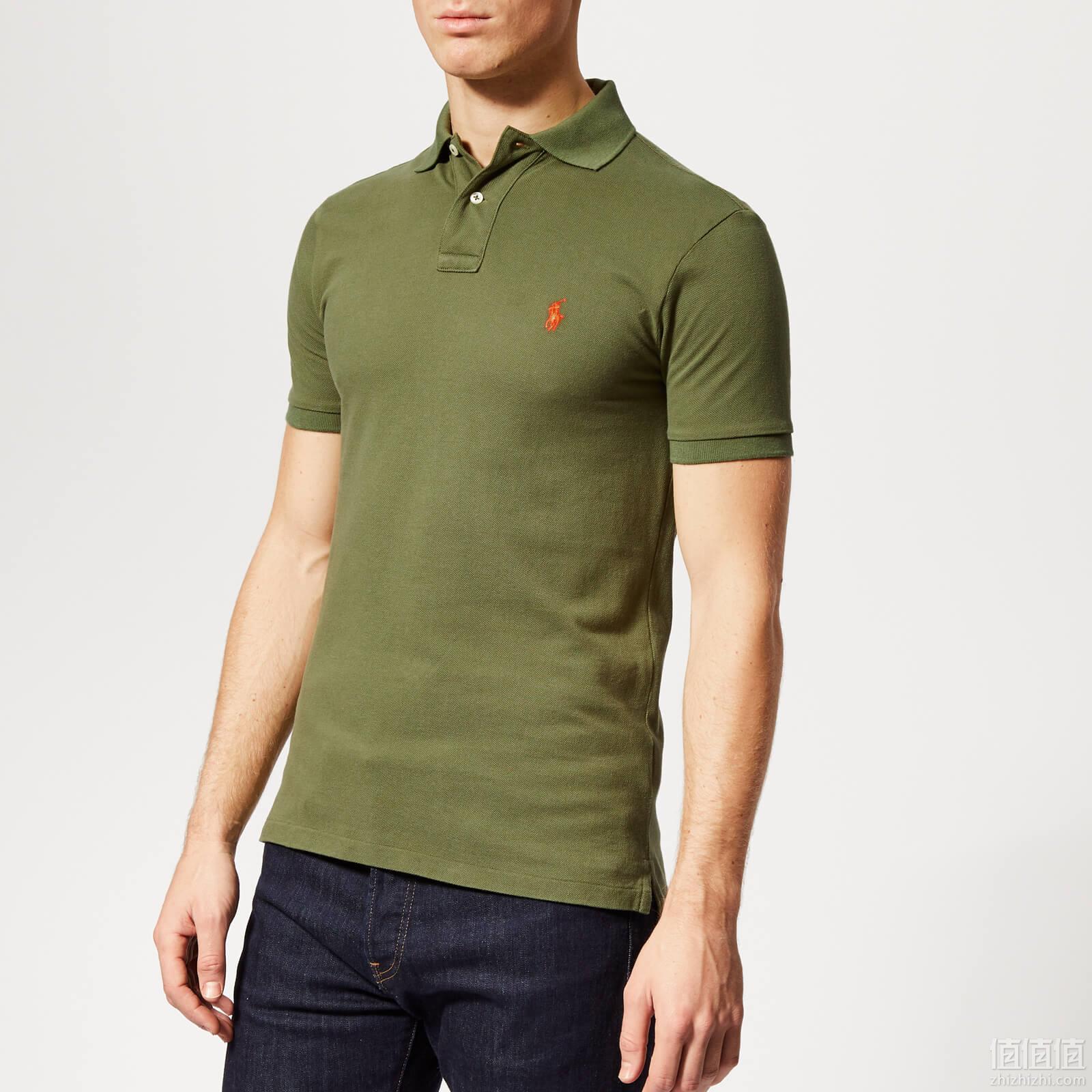 Polo Ralph Lauren Men's Slim Fit Mesh Polo Shirt - Supply Olive