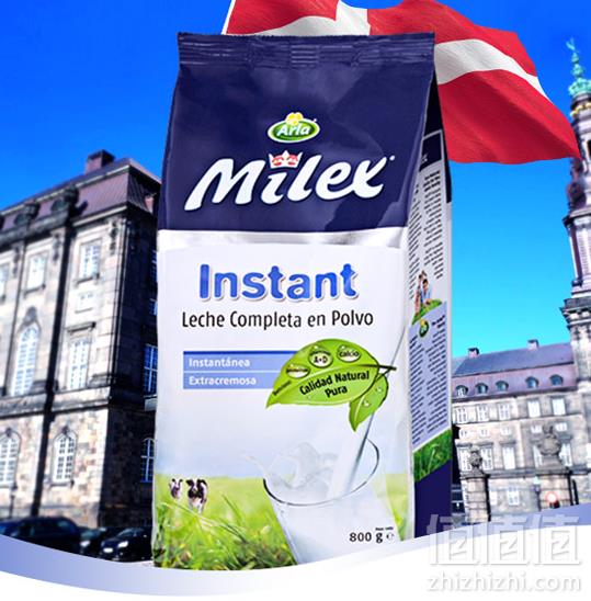 Arla 爱氏晨曦 丹麦进口 美力滋 全脂速溶奶粉800克凑单低至27.9元
