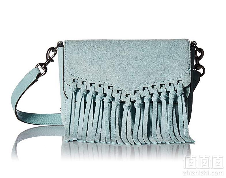 Rebecca Minkoff 瑞贝卡·明可弗 女士真皮流苏斜挎包 Prime会员免费直邮含税到手新低453.71元