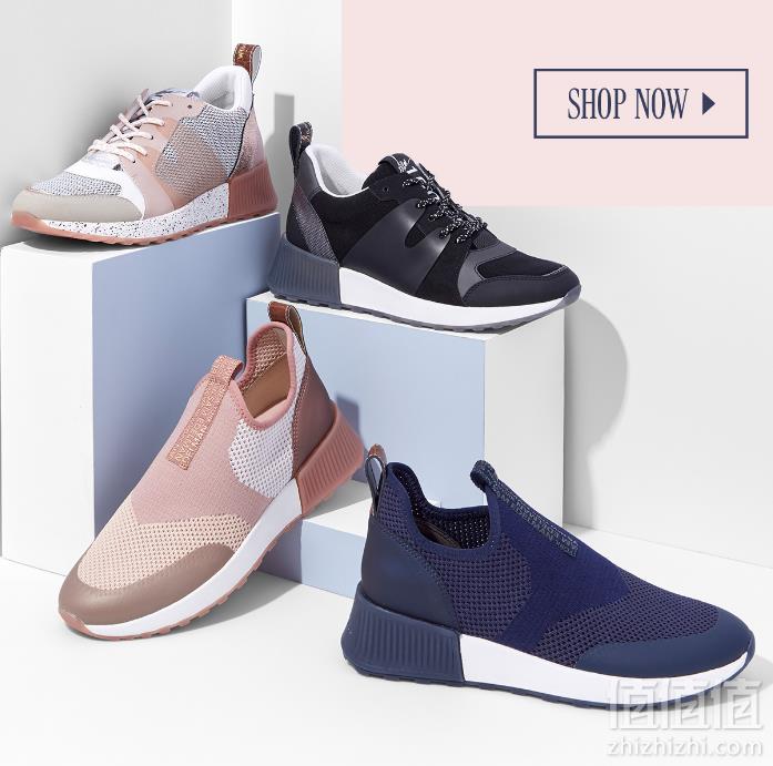 <span>两色白菜！</span>19春夏款 Sam Edelman 女士织物袜套休闲鞋 Dania G2447F 两色186元包邮