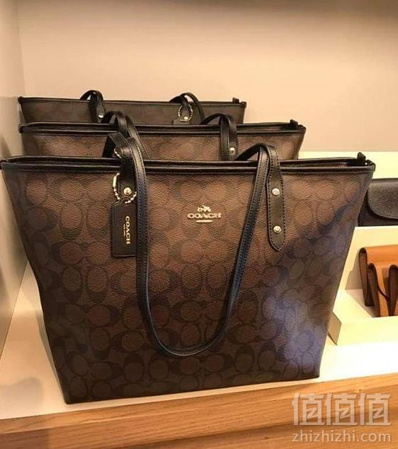COACH 蔻驰  City Zip Tote 中号托特包 F58292新低699元包邮包邮