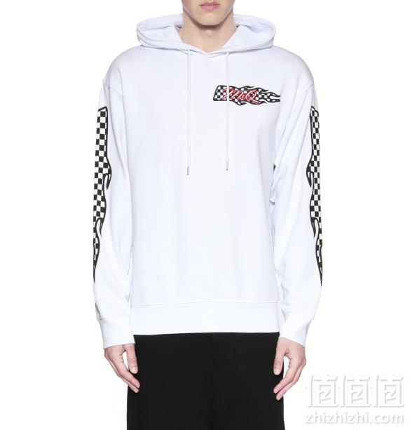 McQ Racer 植绒装饰连帽卫衣 4.2折1104.15元包邮