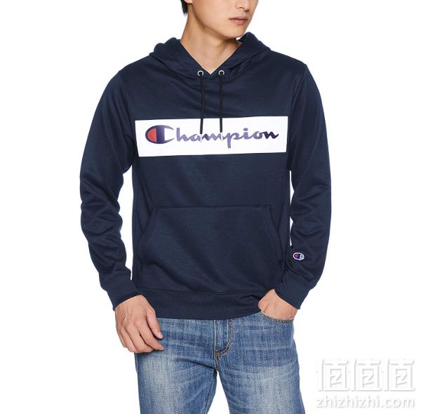 M/L码，日版 Champion 冠军牌 C3-NS122 男士连帽卫衣 Prime会员免费直邮含税到手178元