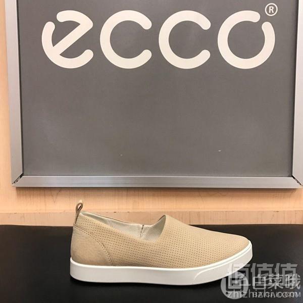限35码，ECCO 爱步 Gillian吉莉系列 女士真皮透气一脚蹬休闲鞋 Prime会员免费直邮含税到手318元
