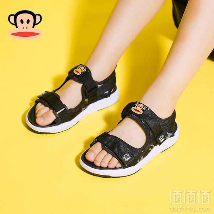 Paul Frank 大嘴猴 2019夏季新款男童中大童沙滩鞋 多款多色79元包邮（需领券）