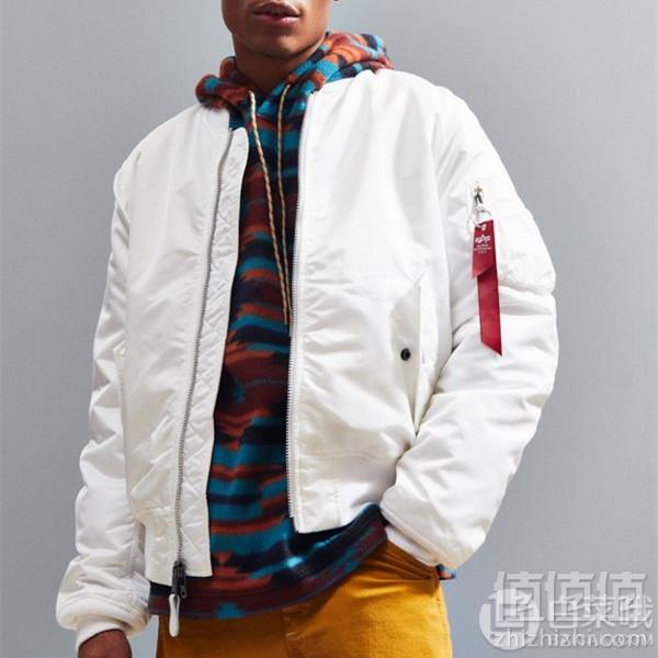 限L码，Alpha Industries 阿尔法 MA-1 男士修身飞行员夹克 Prime会员免费直邮含税到手384元（天猫旗舰店1039元）