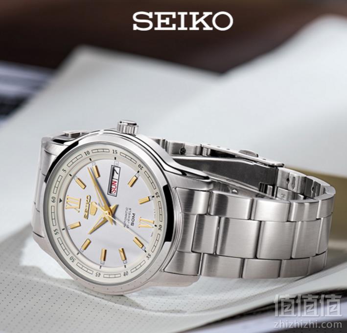 0点开始，Seiko 精工 5号 男士背透自动机械表 SNKP15K1新低474元包邮（限前2小时）