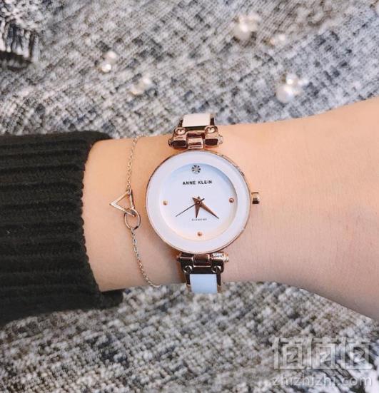 Anne Klein 安妮·克莱因 AK/1980WTRG 女士goldtone镶钻手表 Prime会员免费直邮无税到手296.34元
