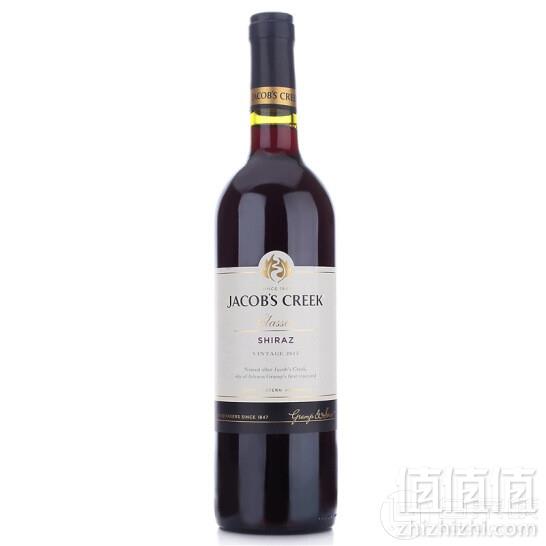 Jacob's Creek 杰卡斯 经典系列 西拉干红葡萄酒 750ml *8件 360元包邮新低45元/件（双重优惠）